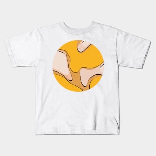 Original abstract modern minimalist design art Kids T-Shirt